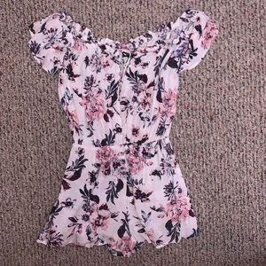 Kendall and Kylie off the shoulder romper